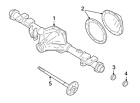 12479214 H2 Gm Hummer Genuine Axle