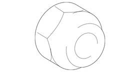 49551-21000 Hyundai Genuine Axle Nut