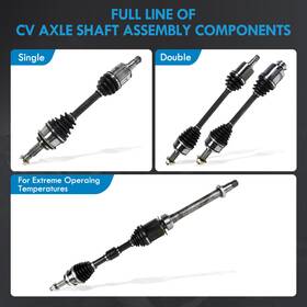 Iconic.55-gsp Axle Ncv11159xd Extreme Weather Front Right Cv For 2009-2014 Ford F-150 3.5l 3.7l 4.2l