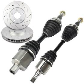 Imc832652pc01 Imcarparts For Chevrolet Impala Base 3.4l 00-05 Front Cv Axle Brake Discs Rotors