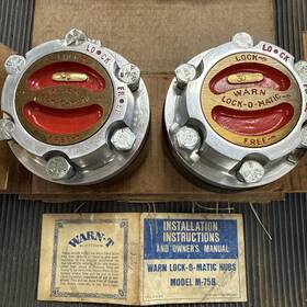 M-75b Jeep Nos Warn Locking Hubs 10 Spline Willys And