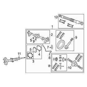 68651292aa Jeep Oe Rear Drive Axle Assembly