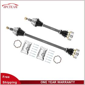 M073027028t Jpcteam 2x Front Cv Axle Shaft For 1998-07 Vw Beetle Golf Jetta 1.9l 2.0l Manual Trans