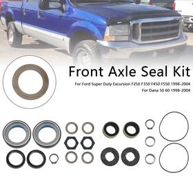 2019816 Kingdarn Front Axle Seal And Thrust Washer Kit Fit Ford Excursion F250 F350 1998-2004 F8