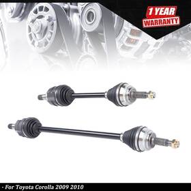 66522466-5228 Labwork Afu46624f Cv Axle Shaft 2pc Front Fit For Toyota Corolla 2009 2010-2012