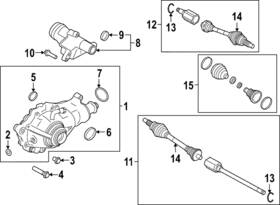 Lr101425 Land-rover Genuine Axle Seal