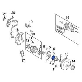 4342260070 Lexus Oe For Lx470 1998-2007 Drive Axle Shaft Flange Gasket