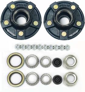 22018k Libra 22018 Set Of 2 Trailer Idler Hub Kits 5 On Inch For 3500 Lbs Axle -