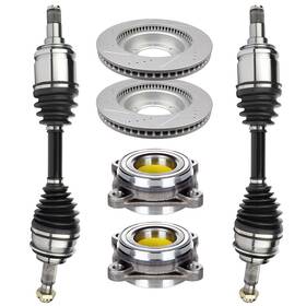 12633838 Luxfineparts Cv Axles And Wheel Bearing Hubs Struts For Toyota Tacoma 2005-2020