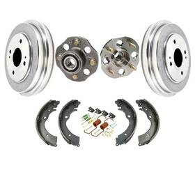 165273 Mac Auto Parts Drums Wheel Hub Bearing Brake Shoes For Honda Accord Non Abs 2.2l 94-97 4 Door