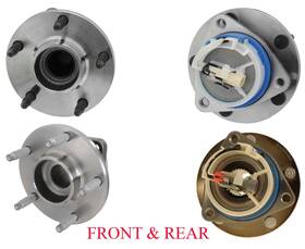 63827 Mac Auto Parts Front And Rear Wheel Hub Bearing Assembly Fits 97-08 Chevrolet Corvette Z06