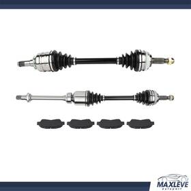 Ma83254101x Maxleve-autopart Front Cv Axle Shaft And Brake Ceramic Pads For Toyota Camry 2.2l 1992-2001