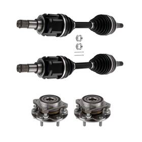 2nga9w Maxpeedingrods Cv Joint Axle Shaft &wheel Hub Bearing For Toyota 4runner V8 4.7l Front L R 4wd