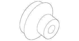 Gj21-33-042b Mazda Genuine Axle Nut