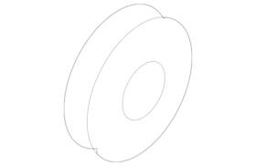 J001-26-114a Mazda Genuine Rotor Washer