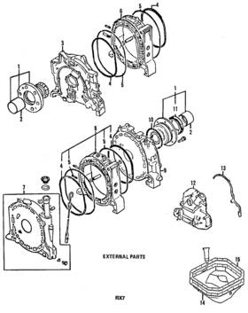 N3y1-11-c11 Mazda Genuine Side Seals