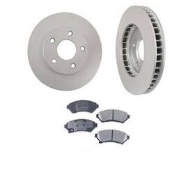 172247 Medallion Auto Parts 2 Premium 55036 Disc Brake Rotor With Cd699 Ceramic Front Pads