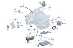 000-340-10-03 Mercedes-benz Genuine Flange Seal