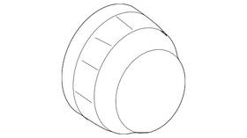 000-353-13-73 Mercedes-benz Genuine Axle Nut