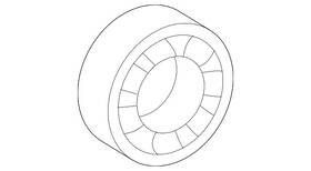 007-981-21-05 Mercedes-benz Genuine Inner Wheel Bearing