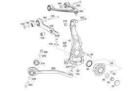 140-357-03-72 Mercedes-benz Genuine Nut