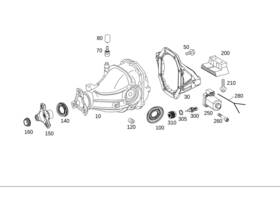 205-997-01-46 Mercedes-benz Genuine Radial Shaft Sealing Ring