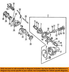 Mb620515 Mitsubishi Oem 92-06 Montero Front Differential-oil Seal