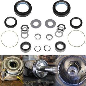 Moqp1433 Mo-auto Front Axle Knuckle Tube Seal Washer Kit For 1998-2004 Ford F250/350/450/550