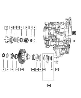05078695ab Mopar Genuine Final Drive Pinion Bearing Cup 5078695ab