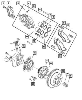 05086660aa Mopar Genuine Axle Hub Nut 5086660aa