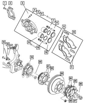 06505007aa Mopar Genuine Axle Hub Nut 6505007aa