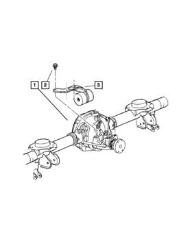 52111360ae Mopar Genuine Axle Damper