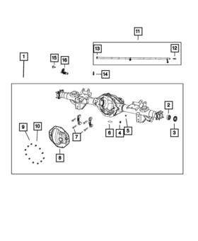 68279666ab Mopar Genuine Axle Vent Hose