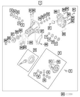 68316334aa Mopar Genuine Planet Pinion Thrust Washer