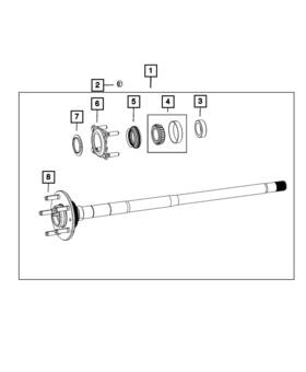 68393973aa Mopar Genuine Axle Drive Shaft Seal