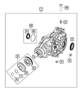 68530763aa Mopar Genuine Output Seal