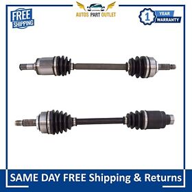 Csa70760 New Front Cv Axle Shaft Assembly Driver Passenger Set For 2007-2008 Honda Fit