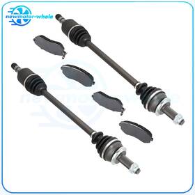 13190308 Newmotor Front Cv Axle Brake Ceramic Pads For 2005-2009 Subaru Legacy Outback 2.5l