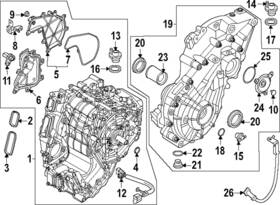 38342-00q0e Nissan Genuine Manual Transmission Output Shaft Seal