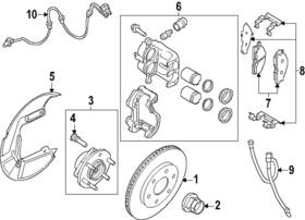 40262-7ja0a Nissan Genuine Axle Nut