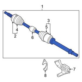 391016lb0a Nissan Oe For Sentra 2020-2024 Front Left Cv Axle Assembly