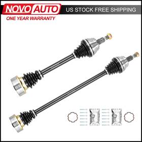 M073027028-c Novoauto 2pcs Front Side Cv Axle Assy For Vw Beetle 1998-2007 Jetta Golf Manual Trans