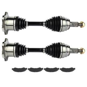 Orr83263801x Orrigey Front Cv Axle Brake Ceramic Pads For 05-07 Gmc Sierra 1500 4.3l 4.8l 5.3l 6.0l