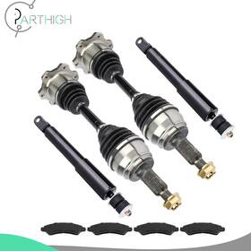 Ph832666cv01 Parthigh For Chevrolet Silverado 1500 5.3l 1999-2006 Front Cv Axle With Brake Pads Struts