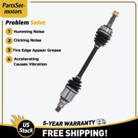 Carszfz20251024-959 Partsset-motors Front Left Cv Axle Shaft For Daihatsu Charade 1.3l Fwd 1989 1990 1991 1992