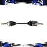 Sap220214lu1010m Front Left Driver Side Cv Axle Drive Shaft Assembly Fits