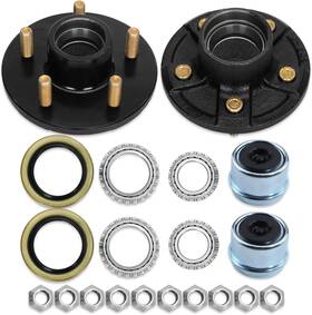 22017k Saree 2 Sets 3500lb Trailer Axle Hub 3500 Lbs 5 On 4.5 Kit