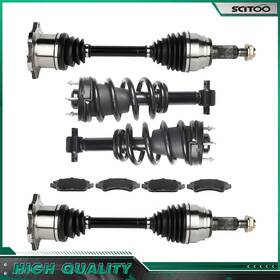 Cb832662e03s Scitoo For Chevrolet Tahoe 5.3l 2011-2014 Front Cv Axle Brake Pads Complete Struts