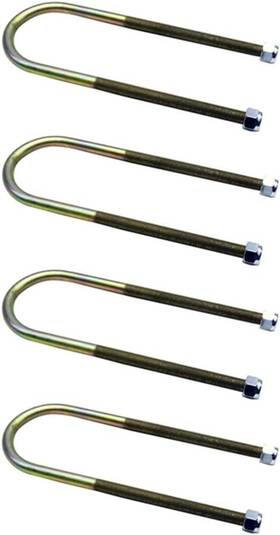 9107957 Speedway Motors 2.75 Inch X 10 U-bolts Set - Fits 2-1/2 Axle Tubes