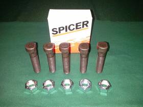 37759-2 Spicer Drivetrain Products - Usa Spindle/knuckle Stud Set With Crimp Nuts Ford Dana 44 60 7/16-20